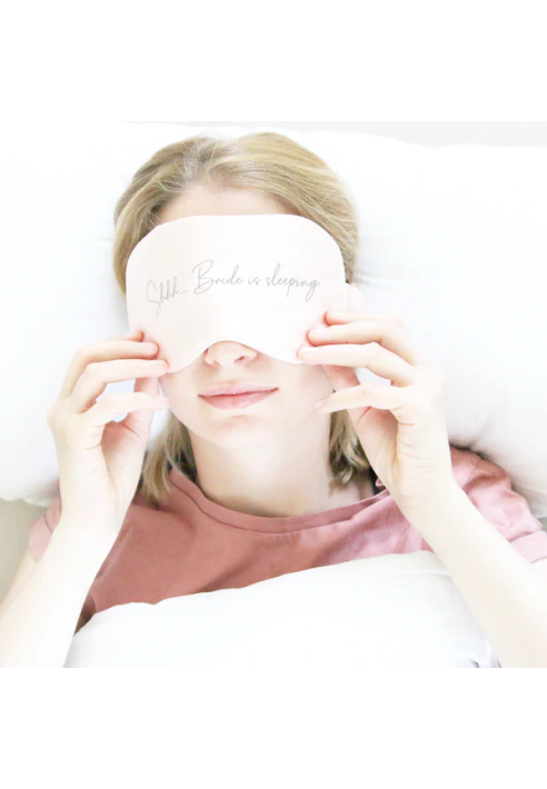 Antifaz de novia "Shhh... Bride is sleeping"