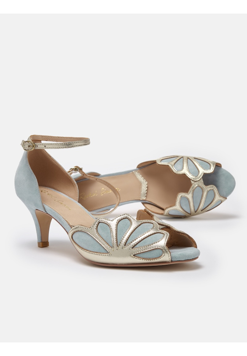 Rachel Simpson Isadora Zapatos de Novia Azul Claro
