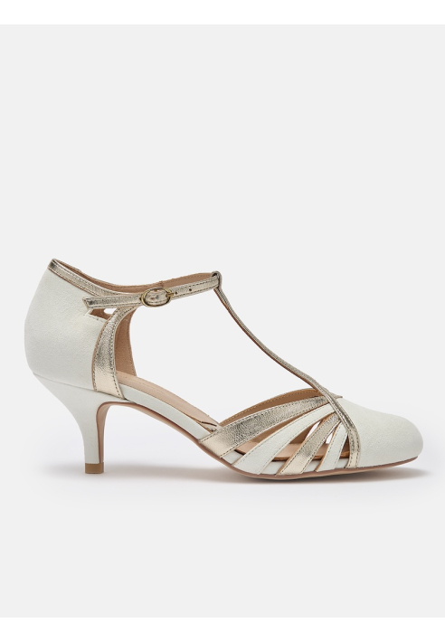 Rachel Simpson Rosie Zapatos de Novia Marfil ()