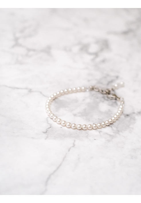 Abrazi Eleanor Perla Pulseras 4mm