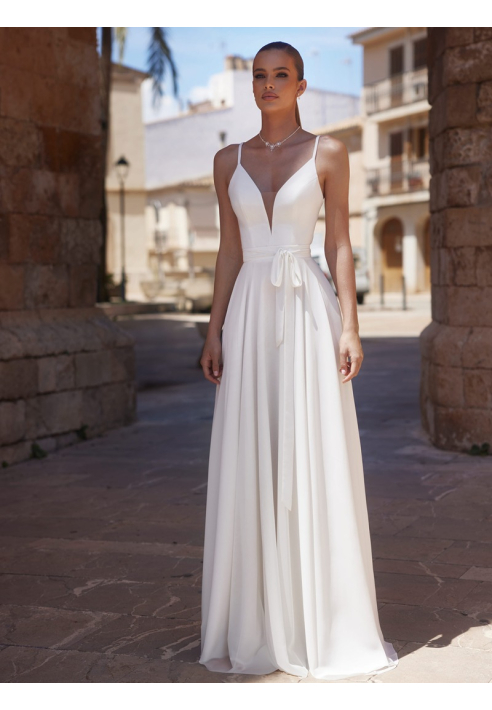 Bianco Evento Melinda Falda de novia ()
