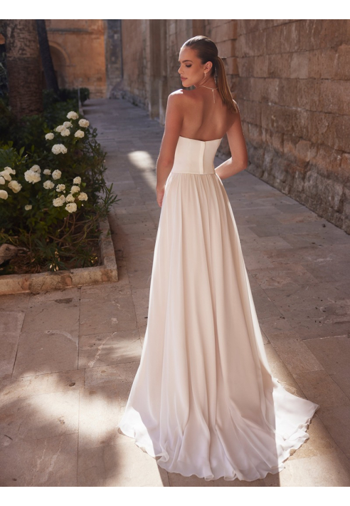 Bianco Evento Mirabela Falda de novia