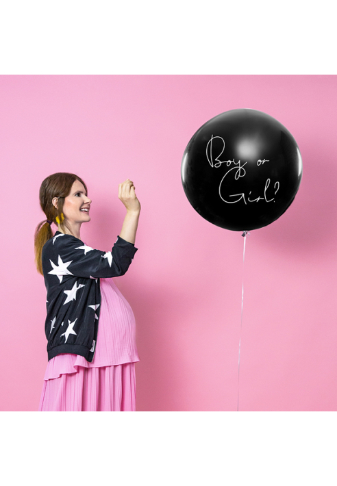 Party Deko BG36-2C -Ballon Gender Reveal Niño ()