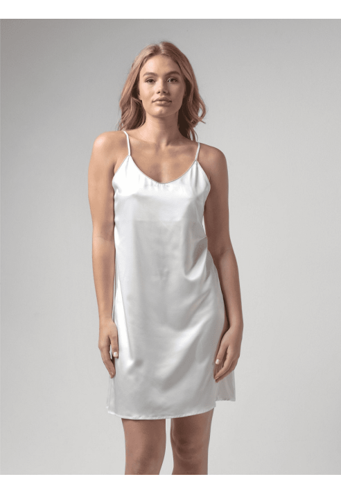Poirier BN-725B Camisón de Novia Satén Marfil ()