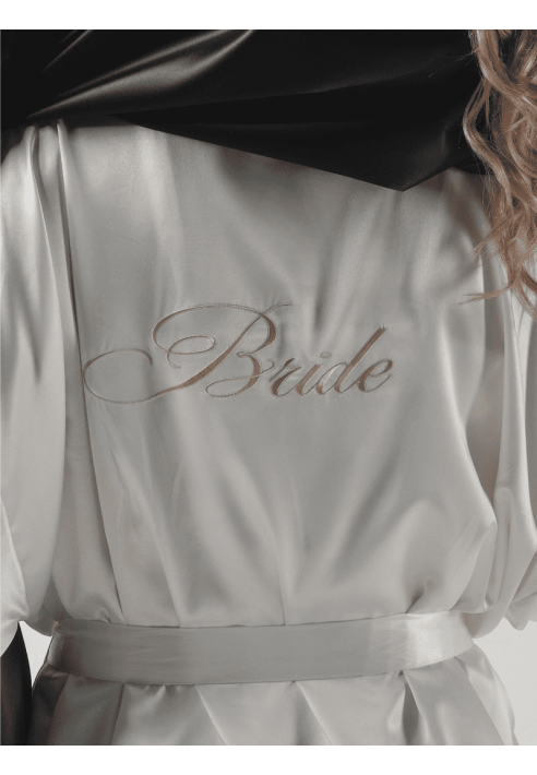 Poirier BN-745B Kimono de Novia Satén Marfil
