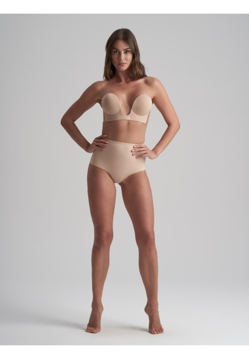 BYE BRA Seamless U-Style | Sujetador en U Sin Costuras Color Marfil ()