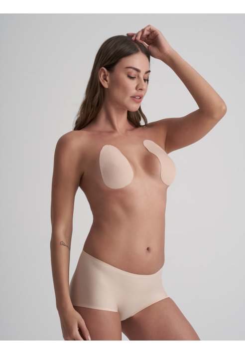 BYE BRA Almohadillas para Levantamiento de Senos Beige 15cmX20cm