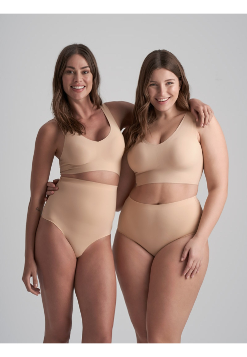 BYE BRA Invisble | Braga Invisible De Cintura Media Beige
