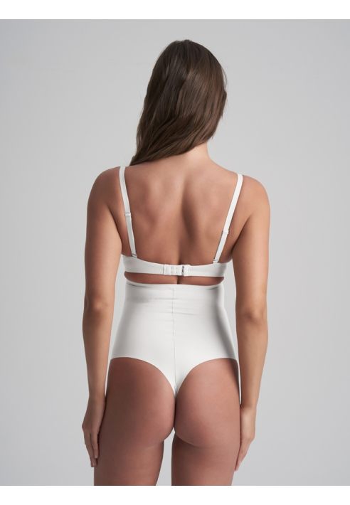 BYE BRA Sculpting | Tanga de Cintura Alta Marfil ()