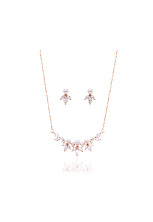G. Westerleigh DZ0509RG Juego de Joyas para Novia 