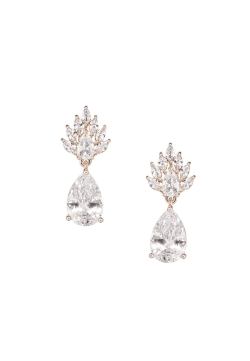 G. Westerleigh ER090RG Pendientes Rosa Dorado