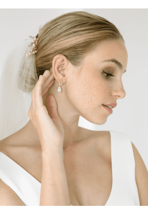 G. Westerleigh ER090RG Pendientes Rosa Dorado ()