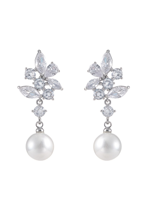 G. Westerleigh ER4149 Pendientes Novias Plata ()