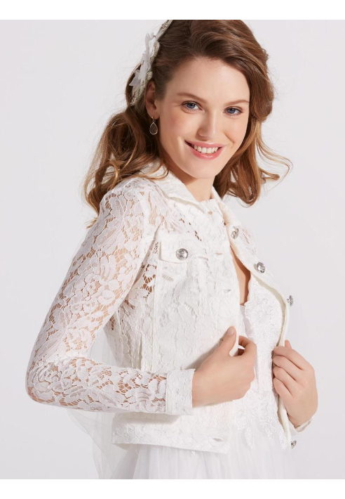 LILLY 09-3805-CR Chaqueta de Encaje ()