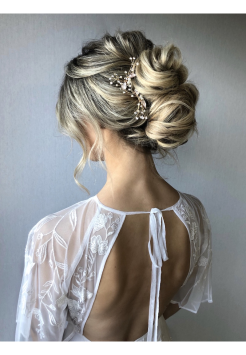 Sally Jane Bridal Hera Horquilla Rosa ()
