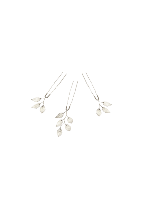 Abrazi Petal Horquillas Plata ()