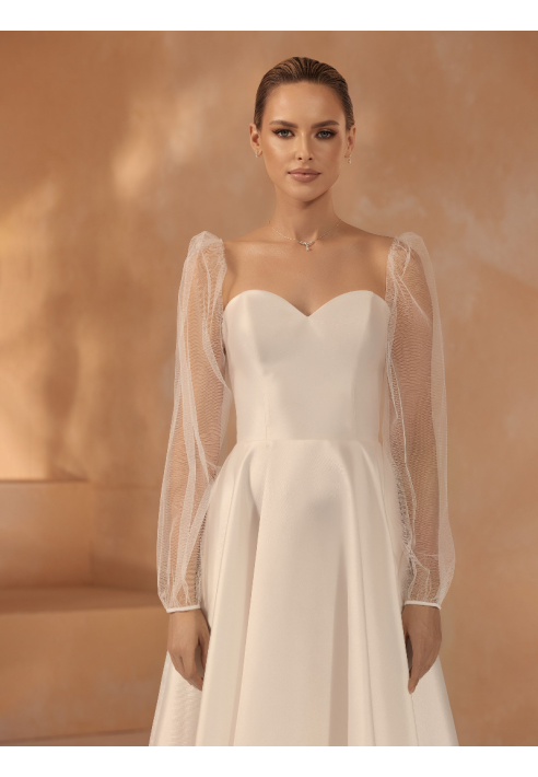 Bianco Evento R003 Mangas Tul
