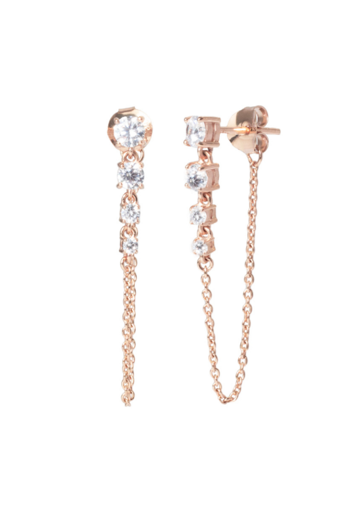 Abrazi Puck Pendientes Rose ()
