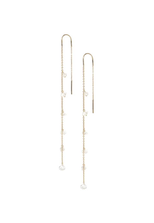 Abrazi Herkimer Pendientes Oro ()