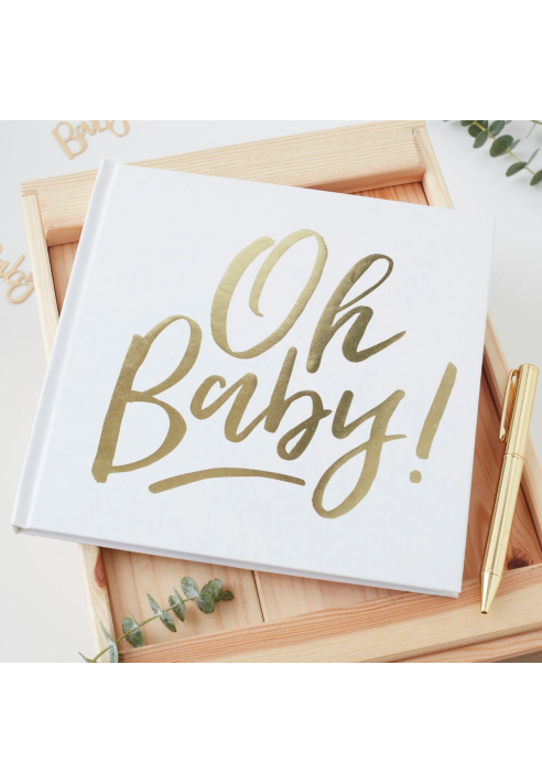 Ginger Ray OB-128 Oh Baby - Libro de Visitas ()