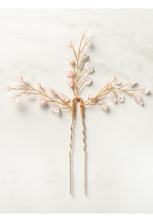 Sally Jane Bridal Lotis Horquillas Oro