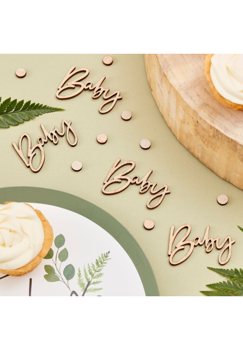 Ginger Ray BAB-121 Botanical Baby  - Confeti de mesa