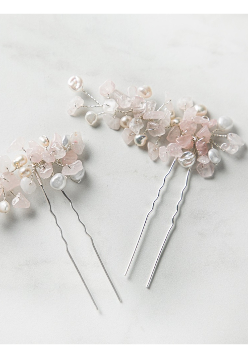 Sally Jane Bridal Natalie Horquilla Plateado