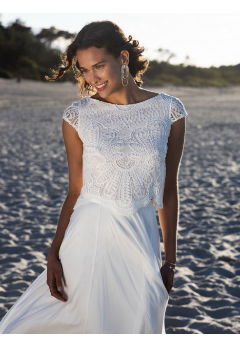Novias Ella Bolero de encaje ()