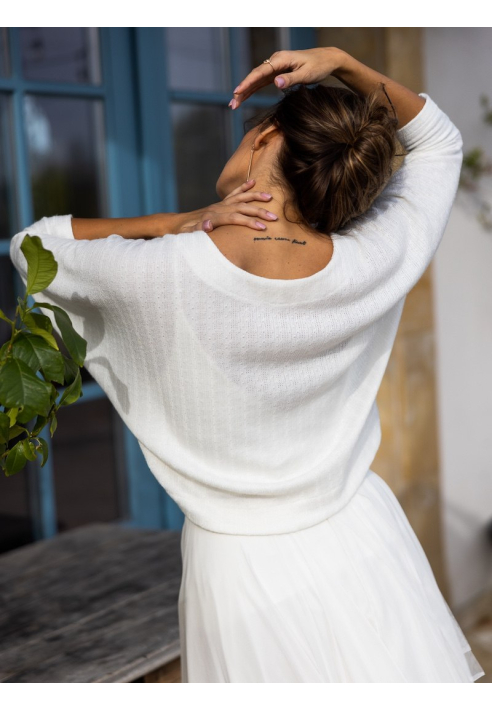 Novias TESSA SW12 - Pulóver Marfil
