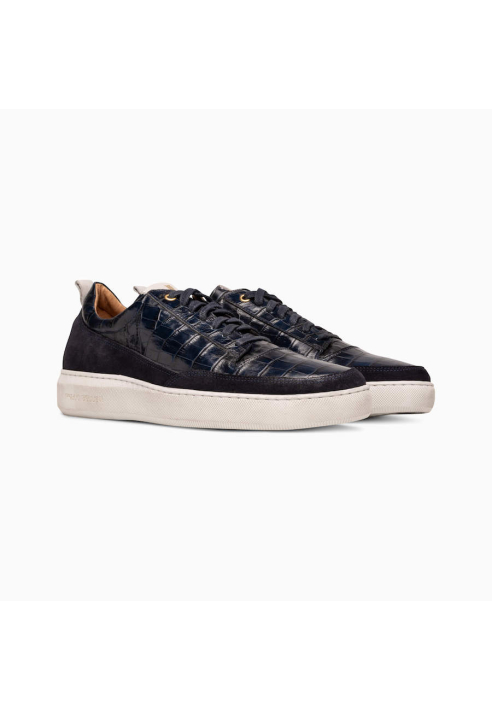 Paulo Bellini Rome Zapatillas de Novio Blue Croco
