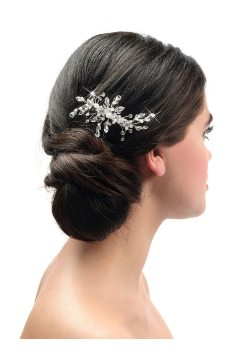 Poirier BB-438 Silver - Accesorio para el Pelo Plata ()