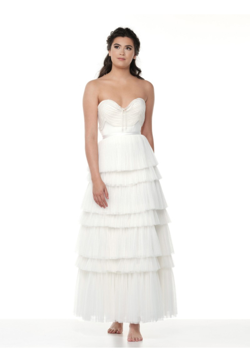 Poirier S321-150 Ivory- Falda Marfil ()