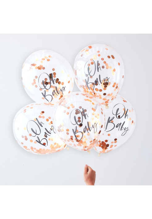 Ginger Ray TW-803 Twinkle Twinkle - Globos de Confeti