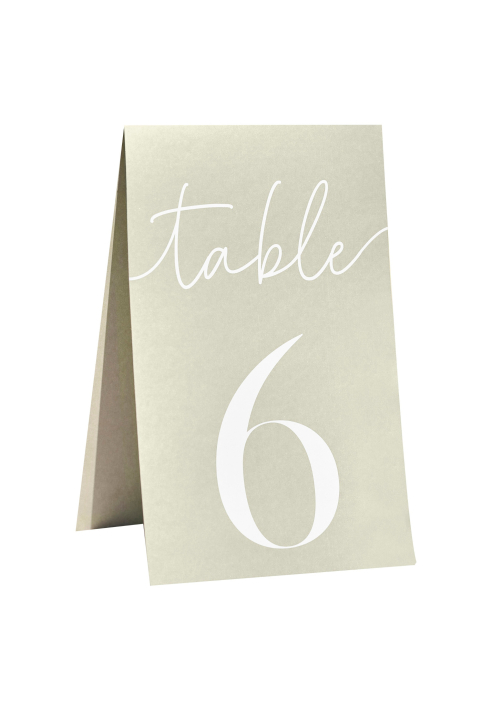Ginger Ray SW-819 Números de Mesa 1-12