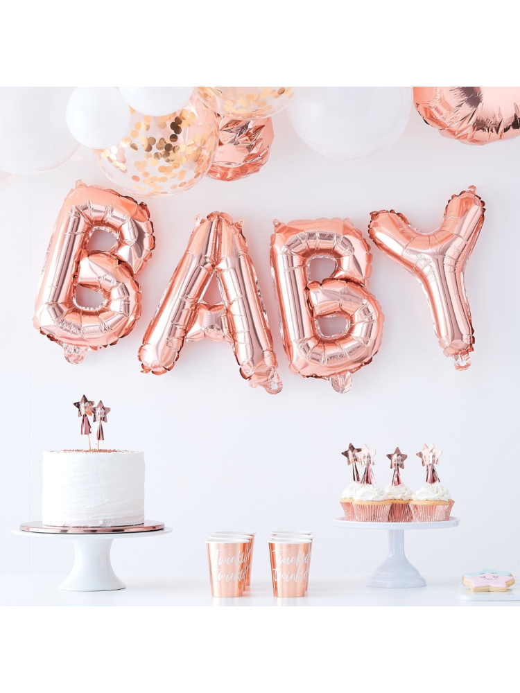 Ginger Ray TW-819 Twinkle Twinkle - Baby Globo de aluminio main product photo