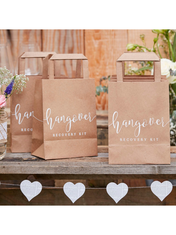 Ginger Ray CW-238 Rustic Country Hangover Recovery Kit Bolsas main product photo