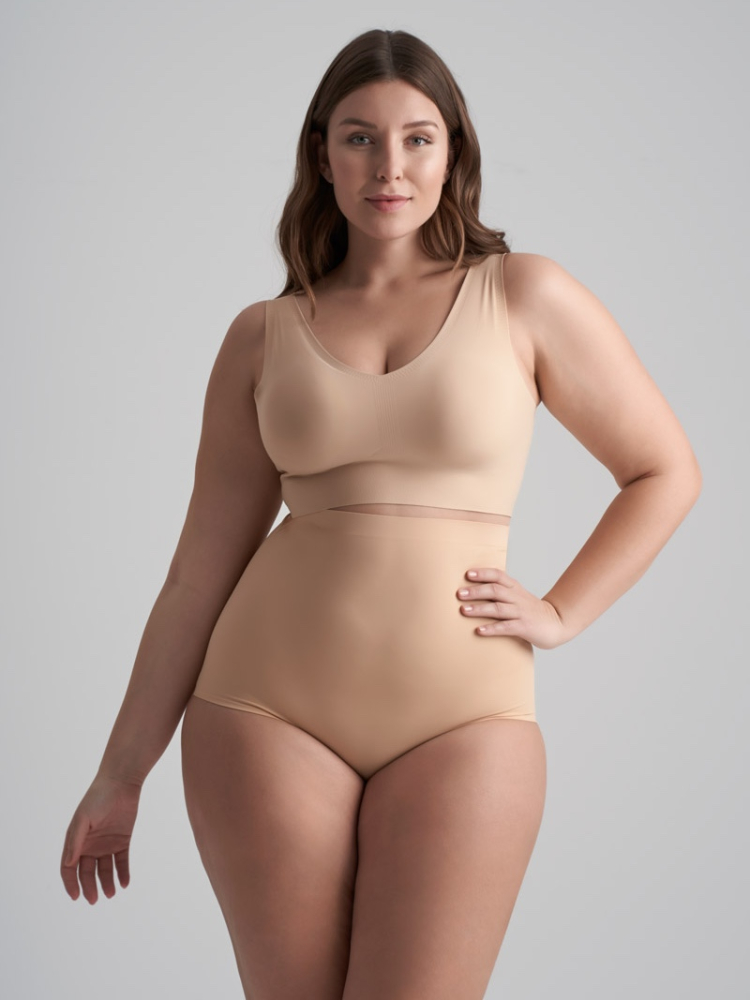 BYE BRA Invisible | Braga Invisible de Cintura Alta Color Beige main product photo