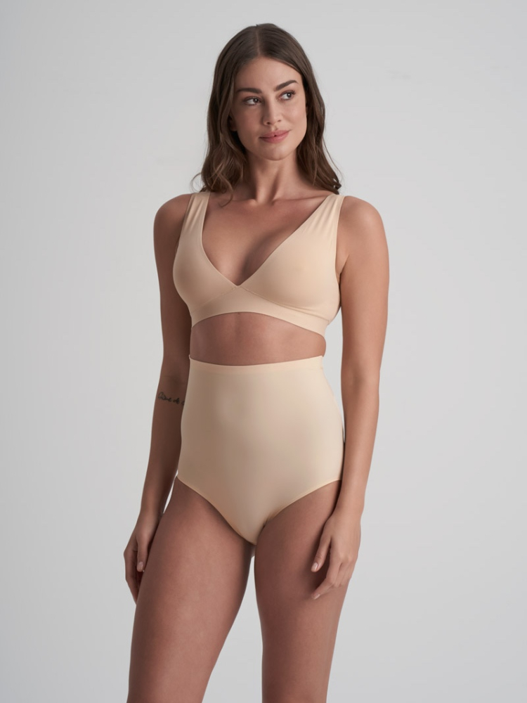 BYE BRA Bum Lifts| Bragas con Relleno de Cintura Alta Beige main product photo