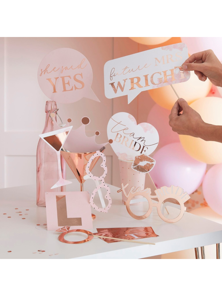 Ginger Ray HN-830 Hen party - Accesorios personalizables para fotomatón de despedida de soltera main product photo