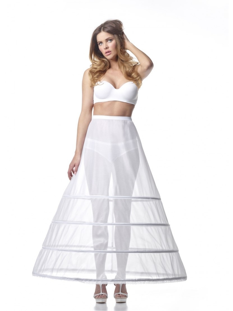 Poirier 4-335E - Enagua para Vestido con 4 Aros main product photo