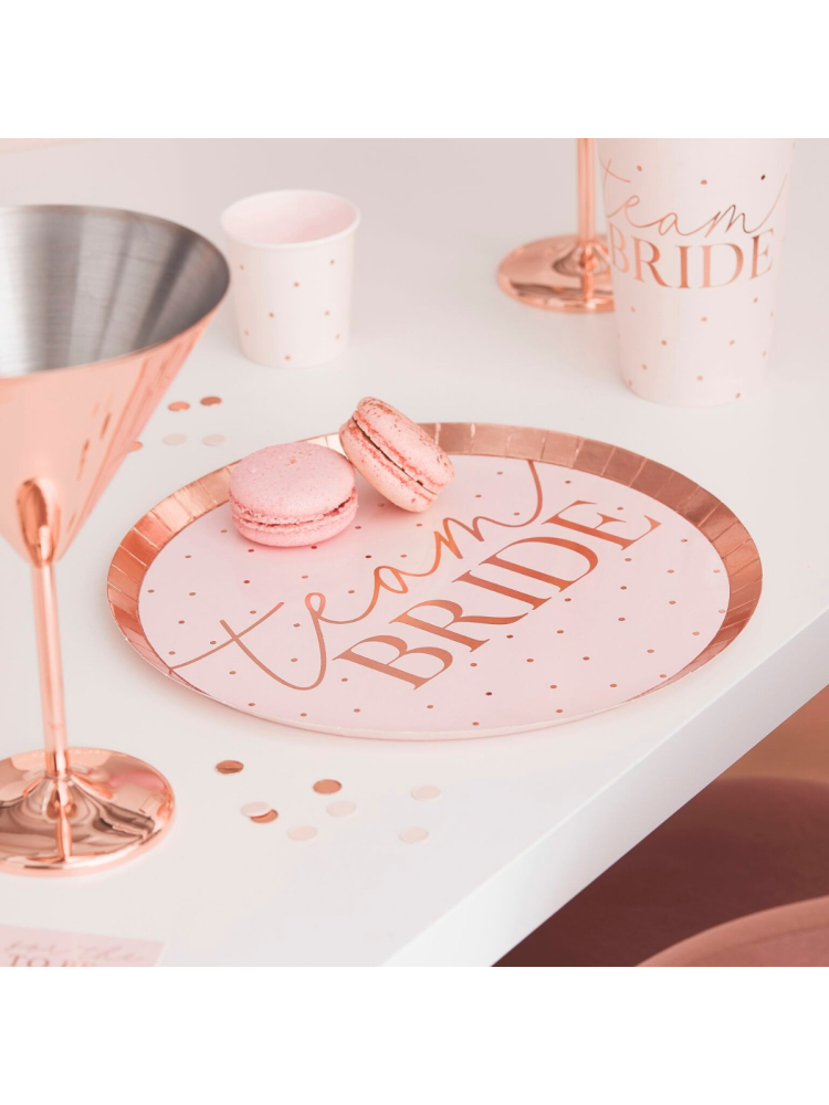 Ginger Ray HN-824 Hen Party - Platos blush main product photo
