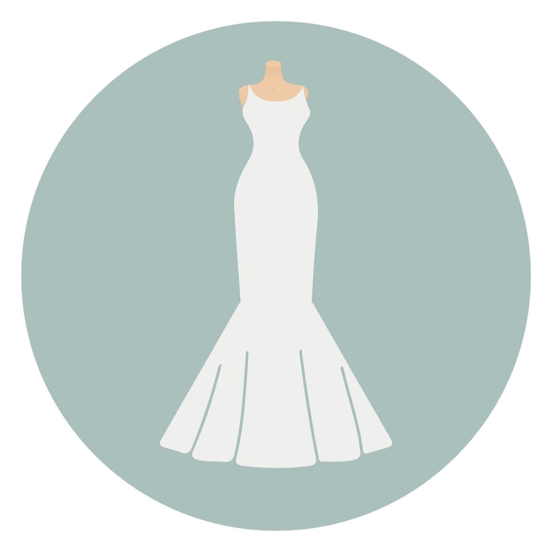 Enagua para vestido sirena