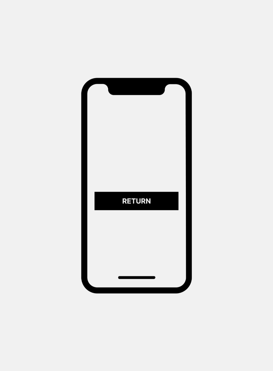 Enregistrement d'un retour dans The Beautiful Bride Shop